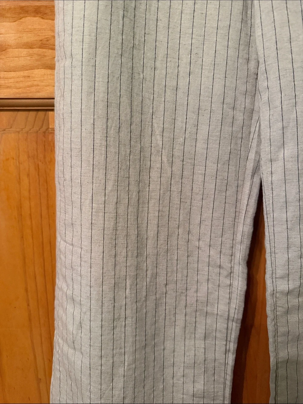 Cider Light Tan Pinstripe Men’s Straight-Leg Pants